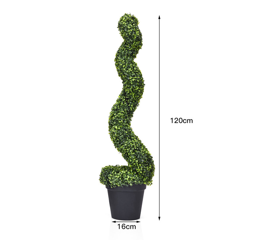 Coast 2er set 120 cm buis artificiel plante artificielle en PE plante artificielle verte