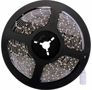 Vellight KIT AVEC BANDE LED FLEXIBLE ET ALIMENTATION - BLANC CHAUD - 300 LEDS - 5 m - 12Vdc - SANS REVÊTEMENT