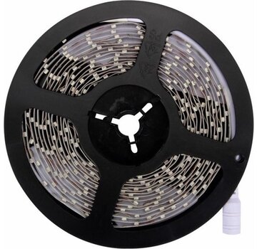 Vellight KIT AVEC BANDE LED FLEXIBLE ET ALIMENTATION - BLANC CHAUD - 300 LEDS - 5 m - 12Vdc - SANS REVÊTEMENT