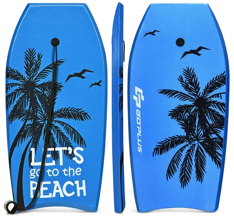 Bodyboard planche de natation légère pour enfants et adultes 106 cm bleu