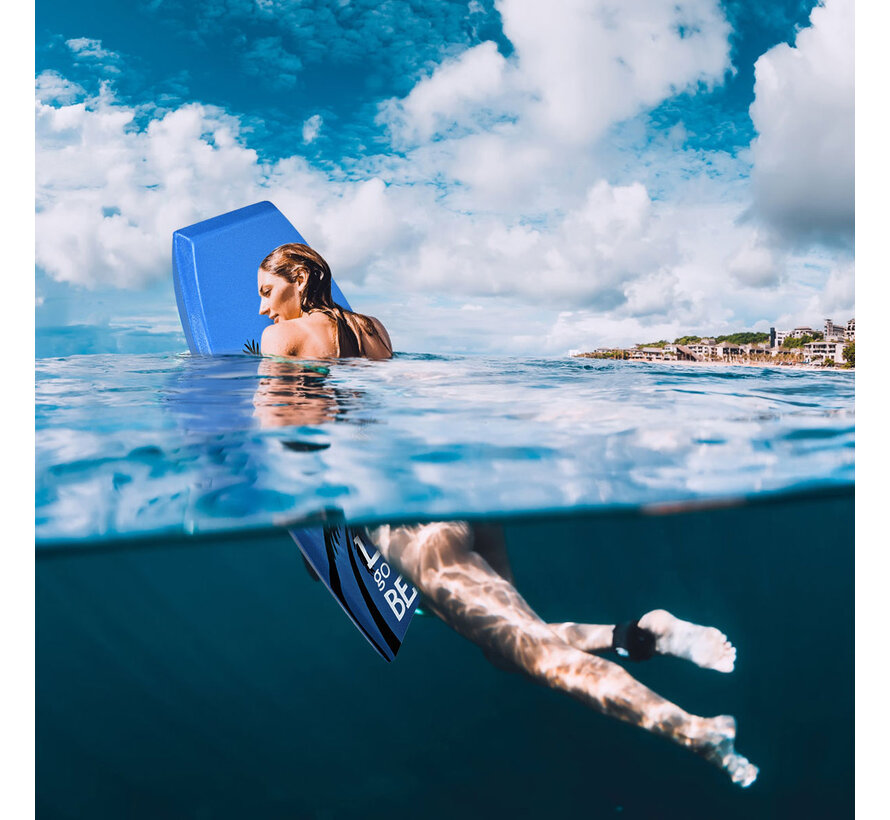 Bodyboard planche de natation légère pour enfants et adultes 106 cm bleu