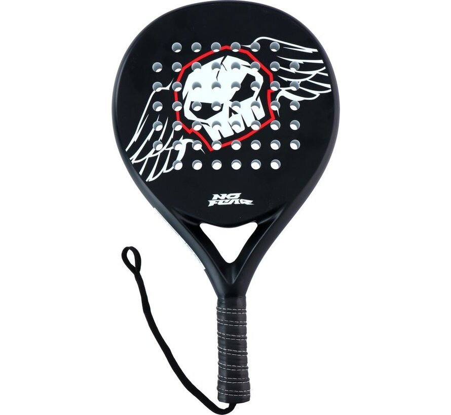 Raquette de Padel No Fear - Raquette de Padel légère - Noir