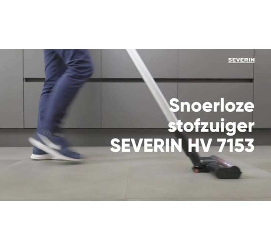 Severin HV7153 - Aspirateur à manche - Rouge/Noir