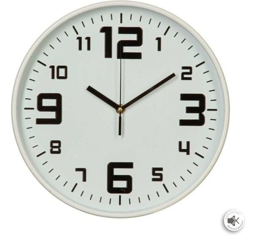 Horloge murale Sphera - 30 cm - Blanc