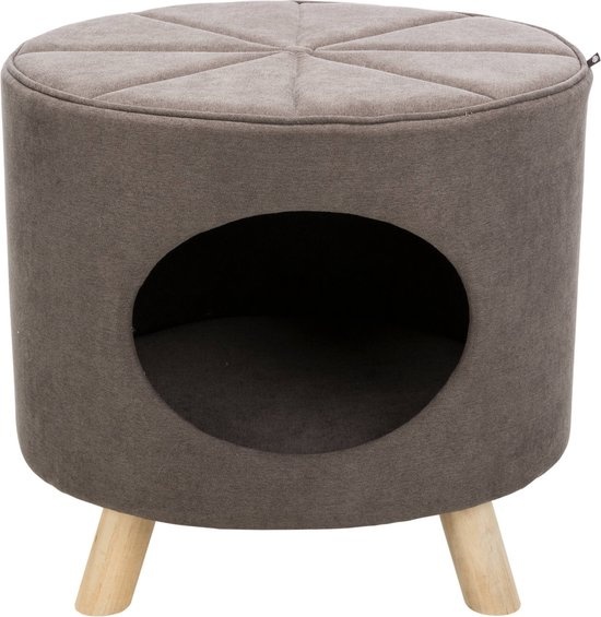 Trixie Cat Basket Pouf Marcy Taupe 50X38X47 CM