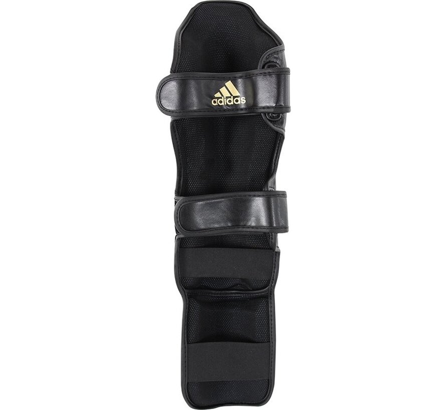 Protège-tibia adidas Hybrid Super Pro Noir/Or Petit