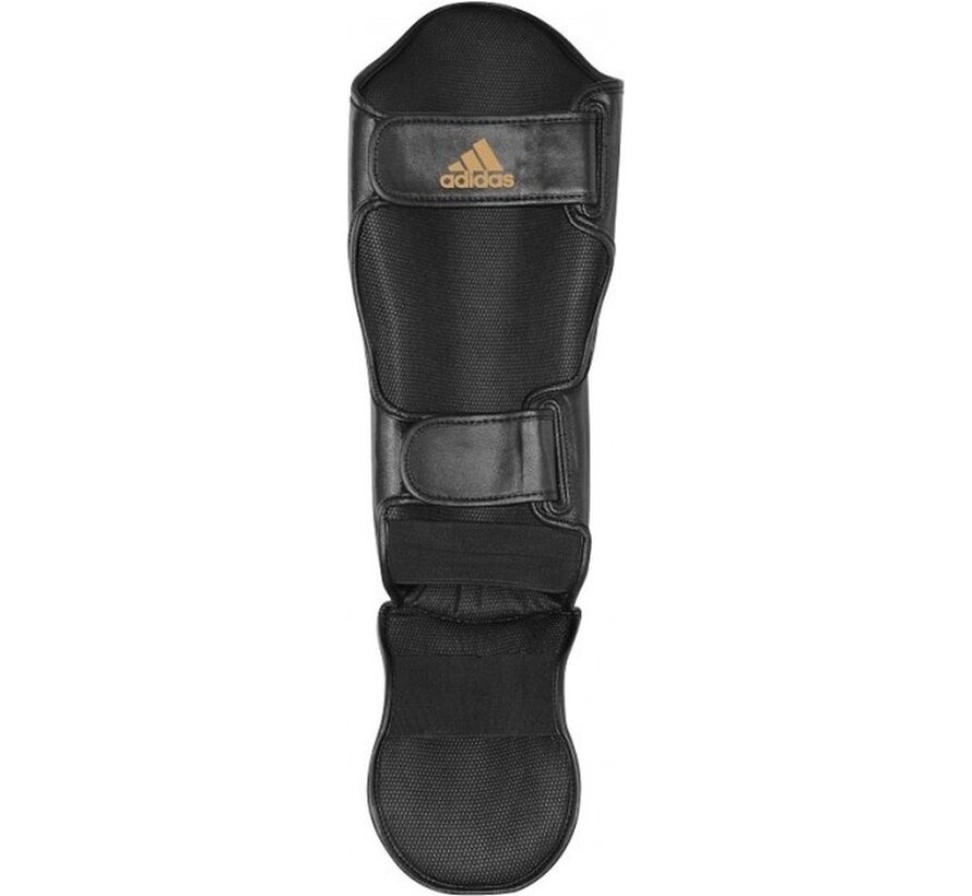 Protège-tibia adidas Hybrid Super Pro Noir/Or Petit