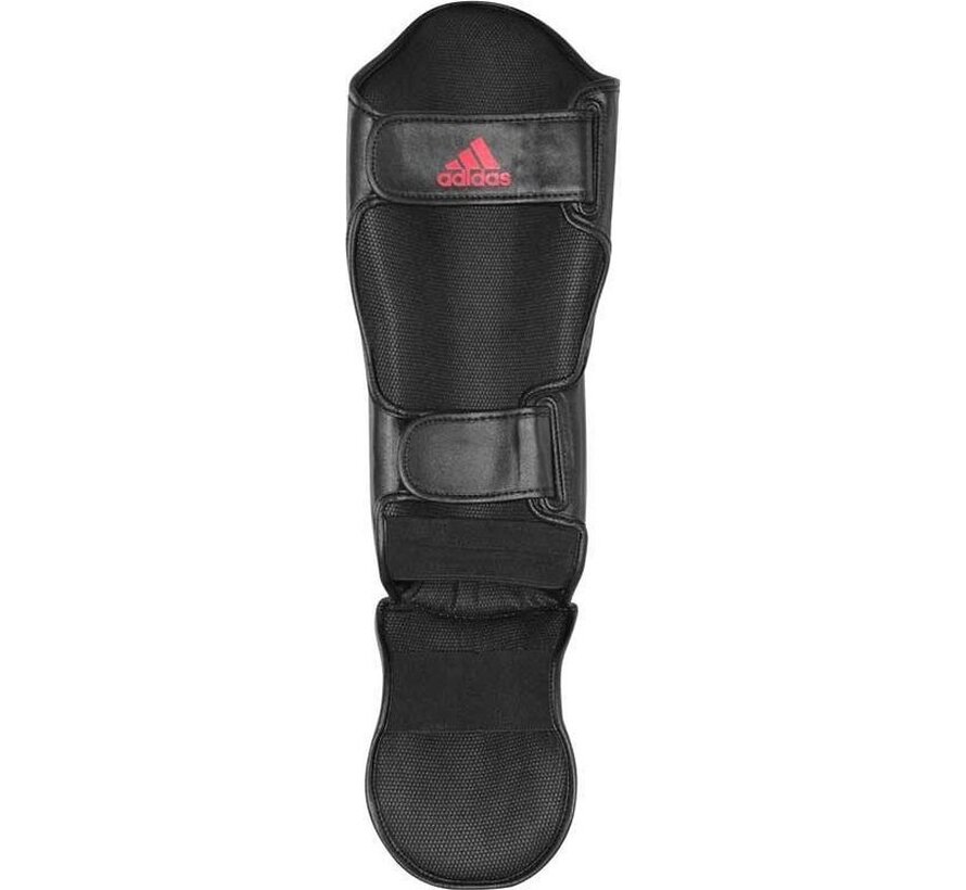 Protège-tibia adidas Hybrid Super Pro noir/rouge extra large