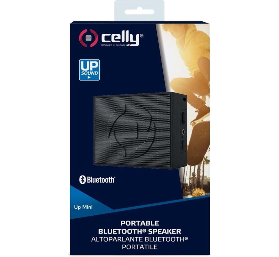 Enceinte Bluetooth Up Mini, Noir - Celly