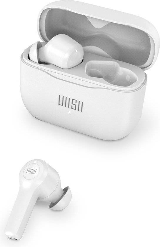 Casque Bluetooth 5.0 IPX5 Contrôle tactile 24 heures Autonomie UiiSii blanc