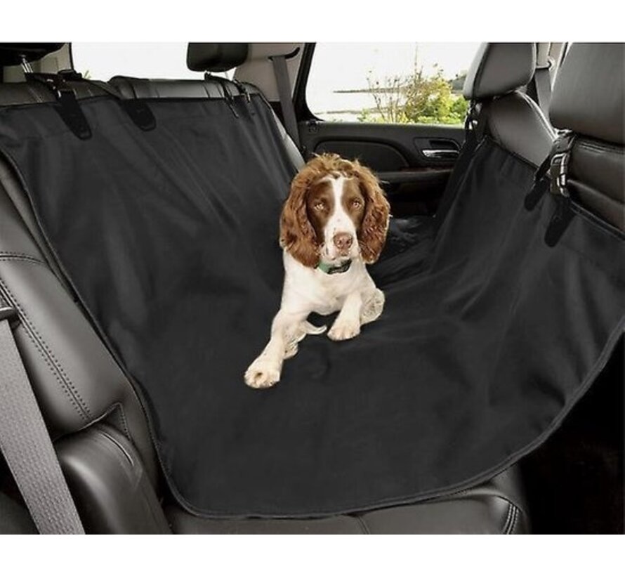 Housse de protection de siège arrière pour chien Lowander - Coffre voiture - 145x165 cm - Couverture de siège pour chien