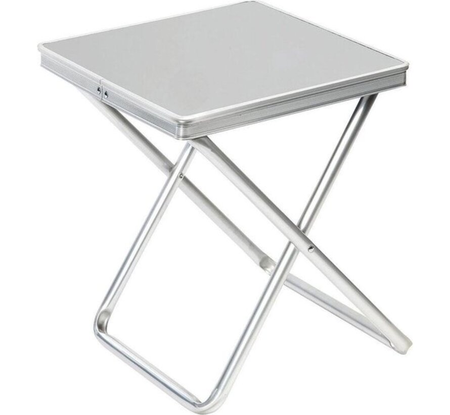 NordFalk 2-in-1 table et chaise de camping 40x40 cm - table / chaise de camping pliante - aluminium