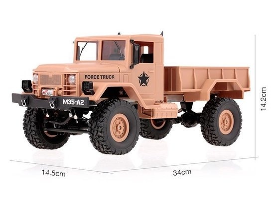 Camion militaire Rc Truck -Wifi FPV live camera car - App control (IOS&Android) 2.4GHZ