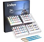 Rubye® Acrylic Painting - Peinture - Pinceaux - Hobby and Creative - Painting by Number - 22ML Tubes - 24 Couleurs