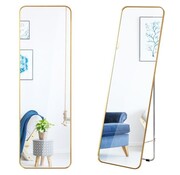 Coast Coast Pass Mirror Miroir mural avec support avec feuille antidéflagrante Miroir rectangulaire sur pied ou suspendu 40 cm x 130 cm