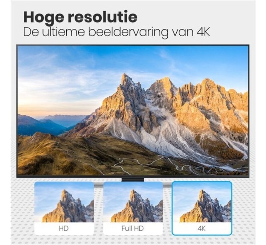 Auronic Câble HDMI 2.0 - 5M - 18Gbps - Haute vitesse et résolution - 4K (60 Hz) - Noir