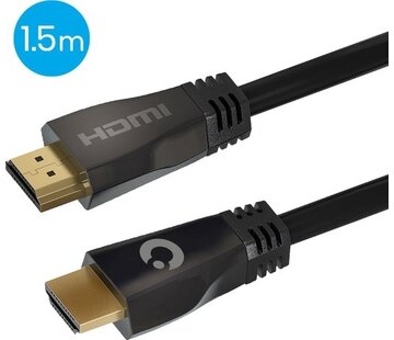 Auronic Auronic HDMI Ultra High Speed 2.1 Cable - Ethernet - Câble mâle-mâle - Noir - 1,5 mètre