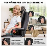 Coast Coast Massage STEAT appareil de massage du dos avec fonction chaleur et fonction vibration