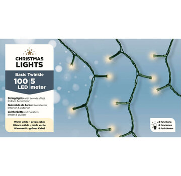 Christmas Lights Lumières de Noël Lumières de Noël - 5M - 100 LED