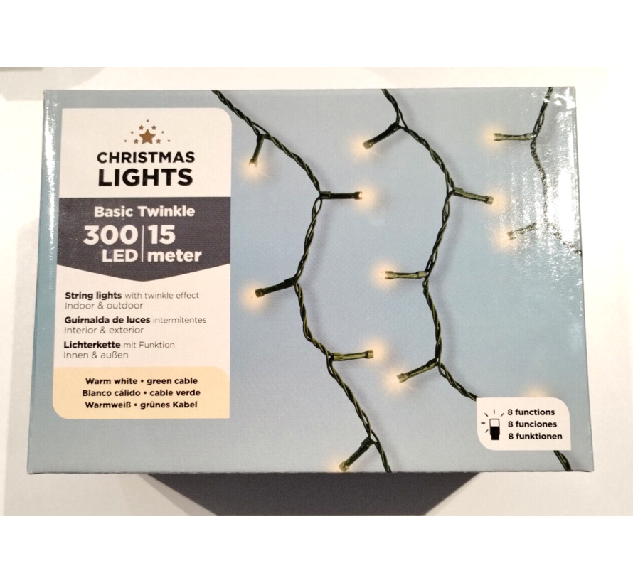 Lumières de Noël Lumières de Noël - 15M - 300 LED