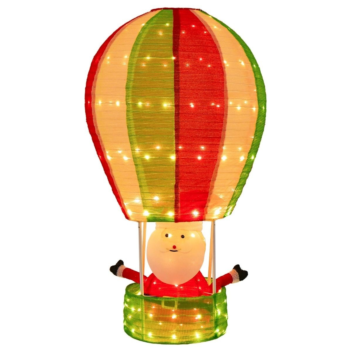 Coast Santa Hot Air Balloon Décoration de Noël - 135cm
