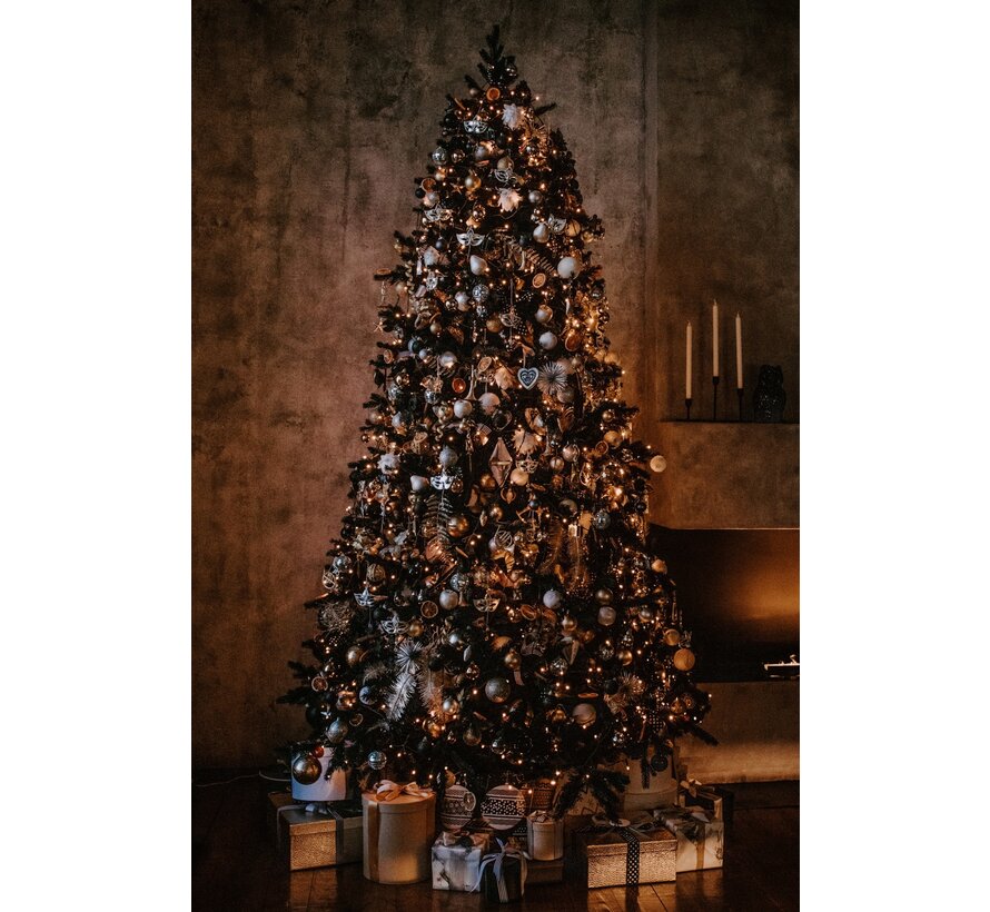 Guirlande pour arbre de Noël -  11 m- 560LED - Blanc chaud