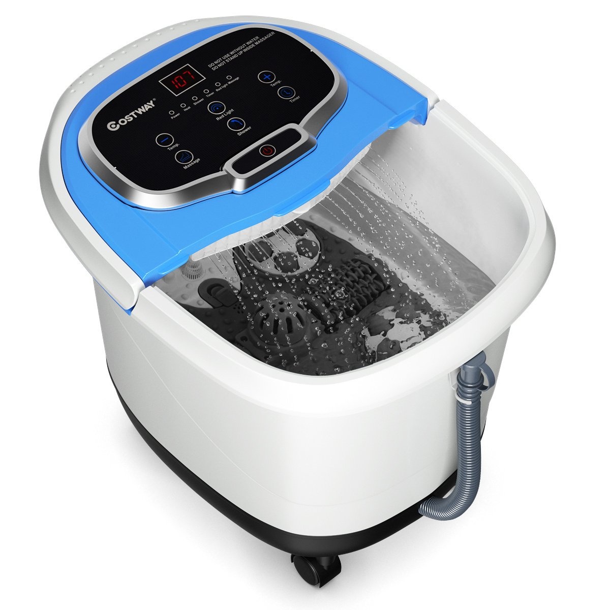 Appareil de massage des pieds Coast Bain de pieds Appareil de massage spa Bain de pieds Shiatsu Massage des pieds bleu