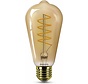 Source lumineuse Philips Glass LED Spiral - Raccord E27 - Dimmable