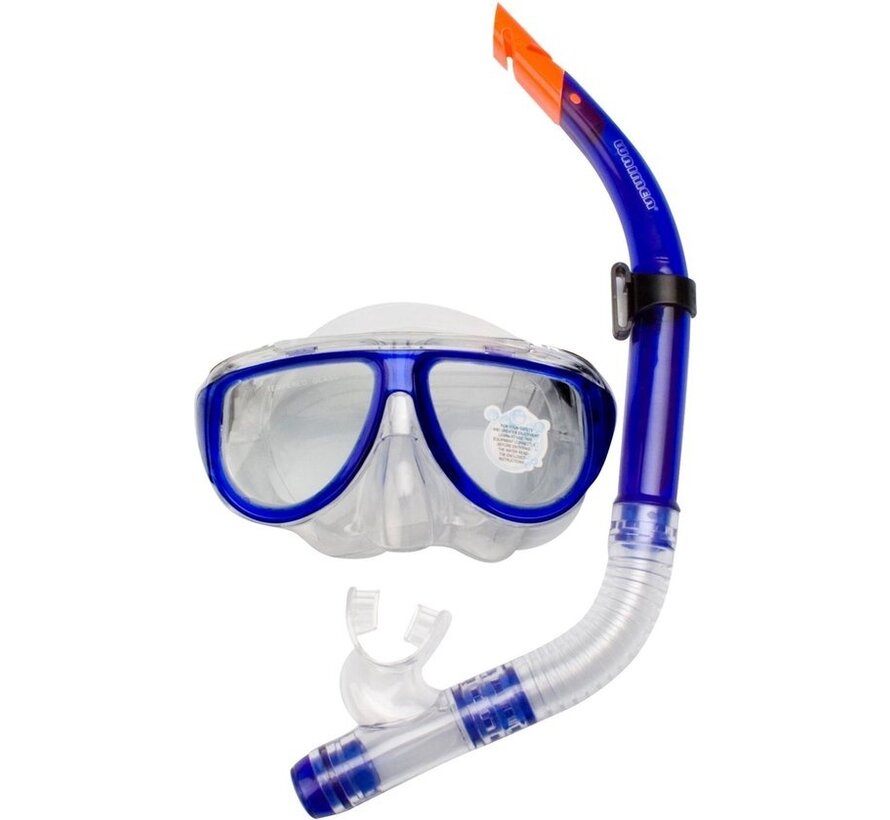 Masque de plongée Waimea avec tuba - Senior - Cobalt