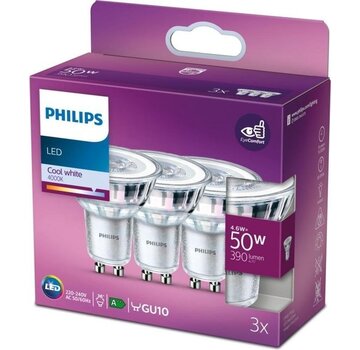 Philips Philips energy-efficient LED Spot - 50 W - GU10 - cool white light - 3 pieces - Economisez sur les coûts énergétiques