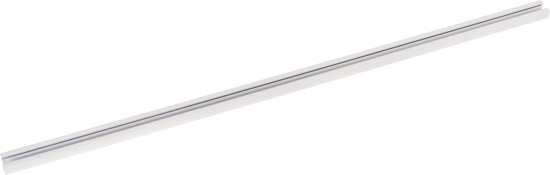 Lucide TRACK Rail en saillie Système de rail monophasé / Rail d'éclairage - 1 mètre - Blanc (Extension)