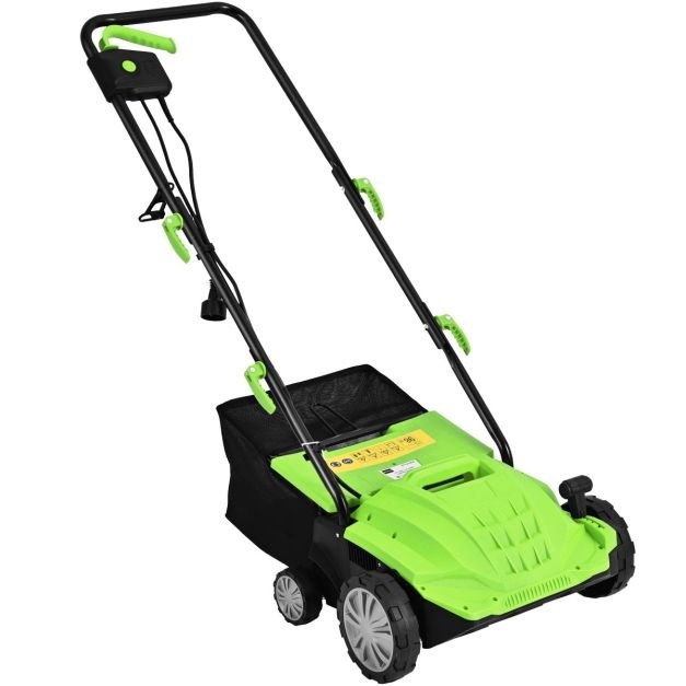 Scarificateur électrique Coast - Sac de collecte 40L - 12A - Vert
