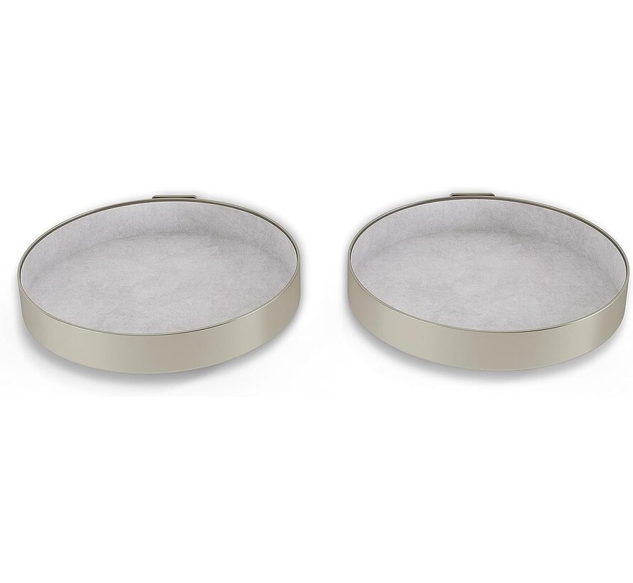 Umbra Tablettes décoratives - Lot de 2 - Nickel