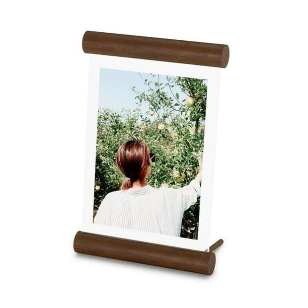 Cadre photo Umbra Scroll - 10x23x14cm - Verre Noyer