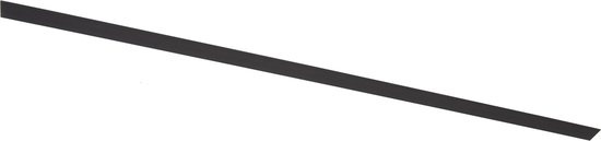 Lucide TRACK Plaque de recouvrement/couverture pour système de rail monophasé / éclairage de rail - 2 mètres - Noir (Extension)