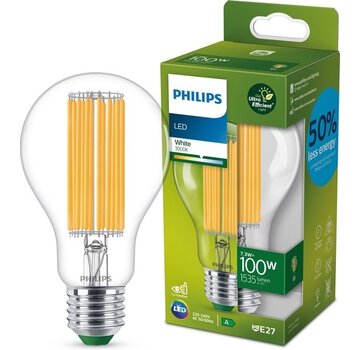 Philips Philips Ultra Efficient LED bulb Transparent - 100 W - E27 - Lumière blanche
