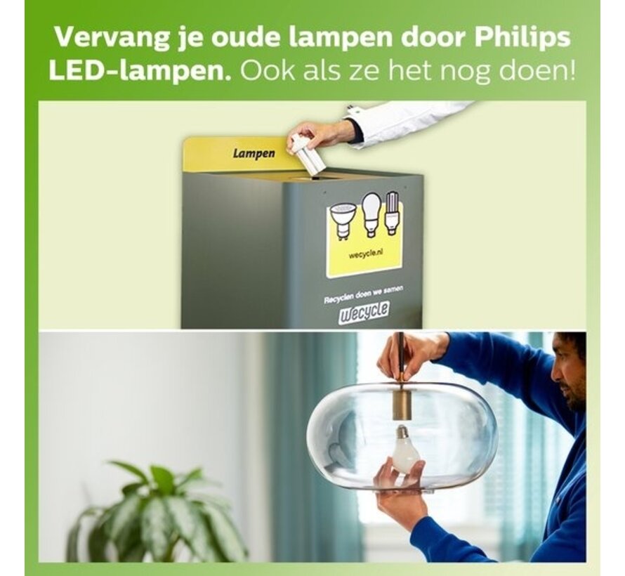 Philips Ultra Efficient LED bulb Transparent - 100 W - E27 - Lumière blanche