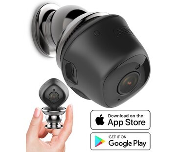 Housetrack Mini Camera 1080p - Caméra espion Wifi avec application - Caméra cachée de sécurité - Caméra espion - Caméra de surveillance IP - Caméra secrète