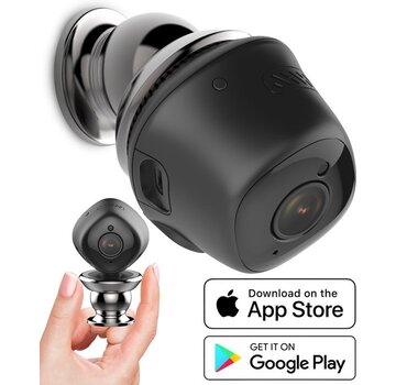 Housetrack Mini Camera 1080p - Caméra espion Wifi avec application - Caméra cachée de sécurité - Caméra espion - Caméra de surveillance IP - Caméra secrète