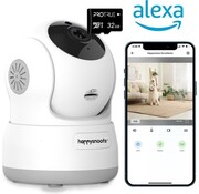 ProTrue Happysnuts 1080p Pet Camera with App - Dog Camera - Pet Camera - Pet Camera Wifi Indoor- for Dog / Cats / Animals