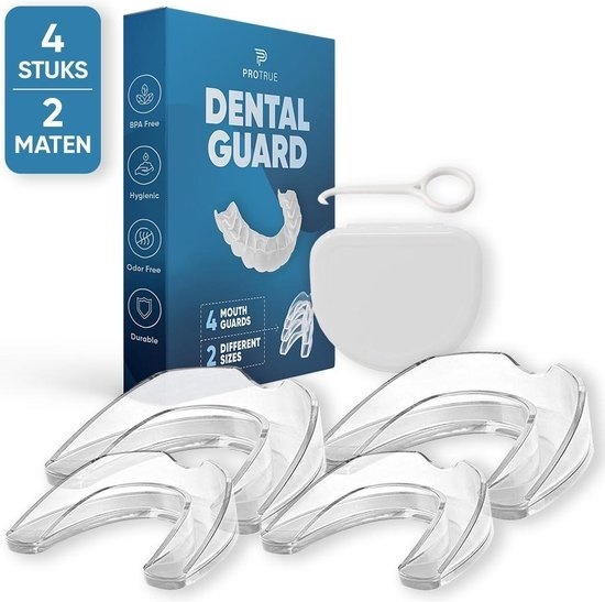 Whitee 4x Anti Grind bit in 2 Sizes - Night brace - Teeth grind bit - Bite guard against Teeth grinding & Bruxism