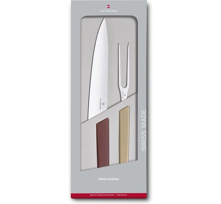 Victorinox 6.9096.21G, Set de couteaux, Acier inoxydable, Polypropylène, Acier inoxydable, Multicolore, 21 cm