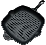 Foumt Ocina Poêle à griller en fonte - Poêle à induction - Poêle - 28 cm