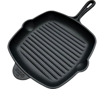 Foumt Ocina Poêle à griller en fonte - Poêle à induction - Poêle - 28 cm