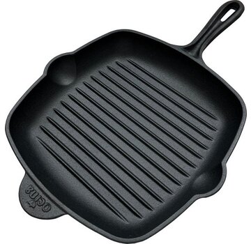 Foumt Ocina Poêle à griller en fonte - Poêle à induction - Poêle - 28 cm