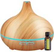 LifeGoods LifeGoods Diffuseur d'arôme 300ML pour l'aromathérapie - Design en bois Woodgrain