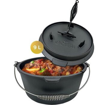 Foumt Ocina Dutch Oven - Casserole Induction - Fonte - 9 litres - 31 cm