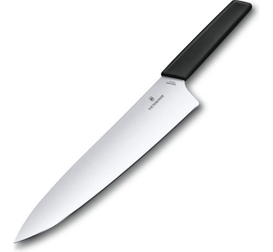 Couteau de chef Victorinox Swiss Modern - 25cm - acier inoxydable/PP Plastic - Noir