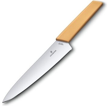 Victorinox Victorinox Swiss Modern Couteau à viande - 19cm - Acier inoxydable/PP - Jaune miel