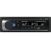 Strex Strex Car Radio with Bluetooth for all cars - USB, AUX and Handsfree - Remote control - Single DIN Car Radio with Built-in Microphone